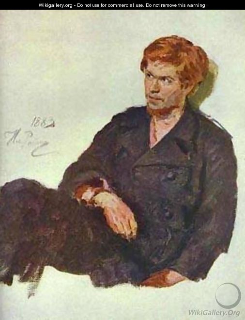 Student Nihilist 1883 - Ilya Efimovich Efimovich Repin
