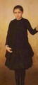 Portrait Of Vera Repina The Artists Daughter 1886 - Ilya Efimovich Efimovich Repin