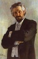 Portrait Of The Chello Player Alexander Verzhbilovich 1895 - Ilya Efimovich Efimovich Repin