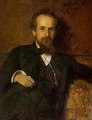 Portrait Of The Artist Pavel Tchistyakov 1878 - Ilya Efimovich Efimovich Repin