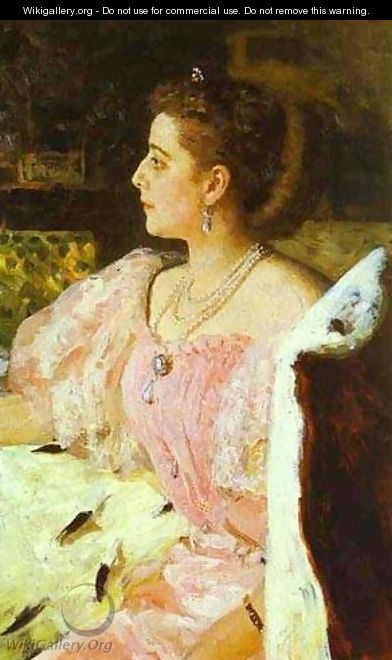Portrait Of Countess Natalia Golovina 1896 - Ilya Efimovich Efimovich Repin