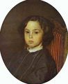 Portrait Of A Boy 1867 - Ilya Efimovich Efimovich Repin