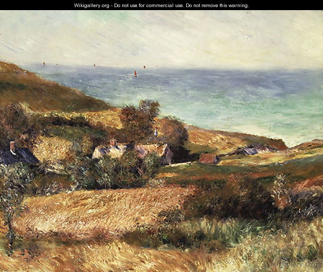View of the Seacoast near Wargemont in Normandy 1880 - Pierre Auguste Renoir