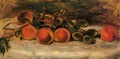 Still Life with Peaches and Chestnuts - Pierre Auguste Renoir