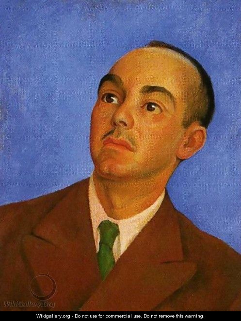 Portrait of Carlos Pellicer (Retrato de Carlos Pellicer) 1942 - Diego Rivera