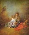 Le Faux Pas (The Mistaken Advance) 1717 - Jean-Antoine Watteau