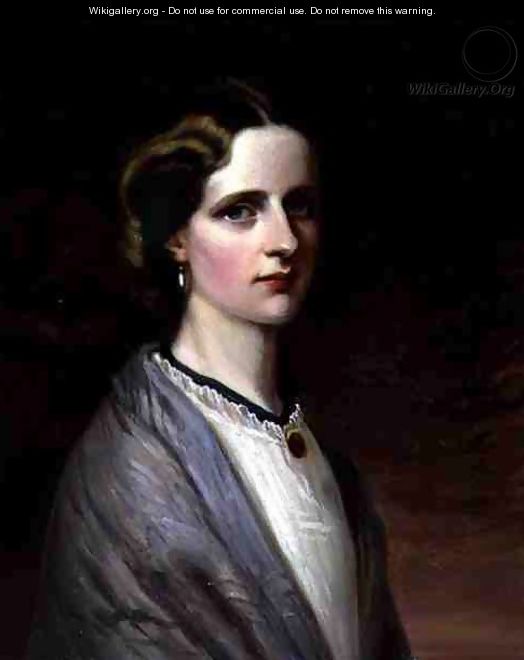 Portrait of Emily Mrs Meynell Ingram - Edward R. Taylor