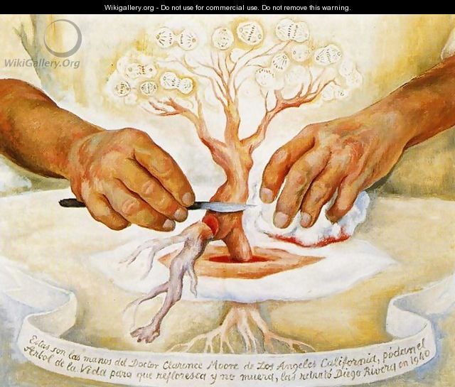 The Hands of Dr Moore (Los manos del Dr Moore) 1940 - Diego Rivera