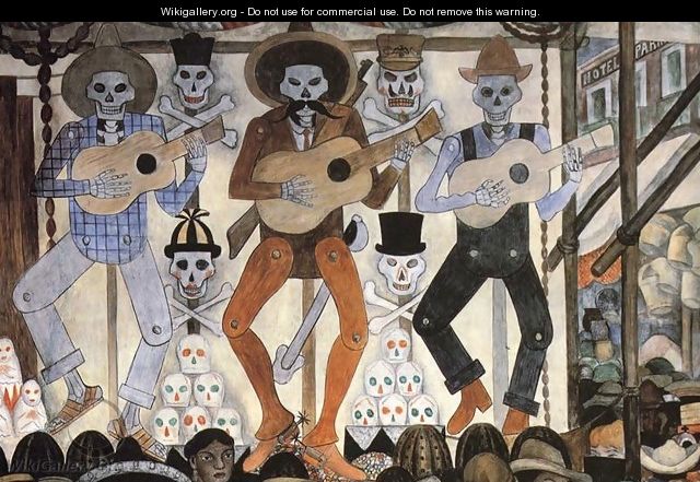 The Day of the Dead (Detail) 1924 - Diego Rivera