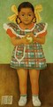 Portrait of the Young Girl Elenita Carrillo Flores (Retrato de la nina Elenita Carrillo Flores) 1952 - Diego Rivera