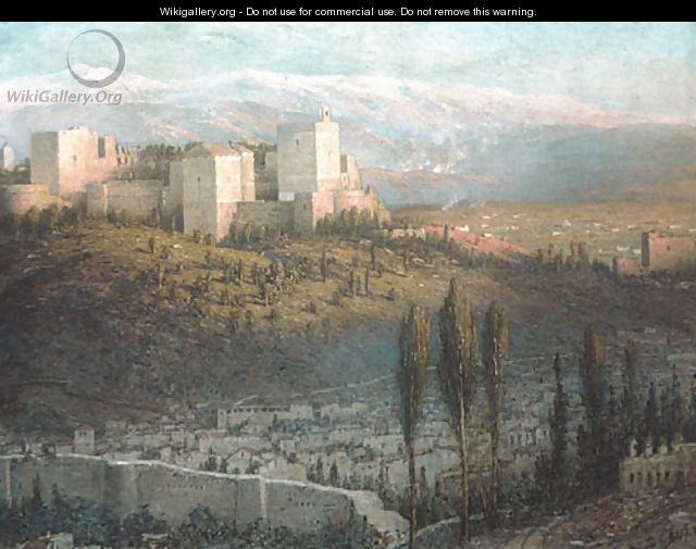 The Alhambra Granada Spain 1901 - John Ferguson Weir