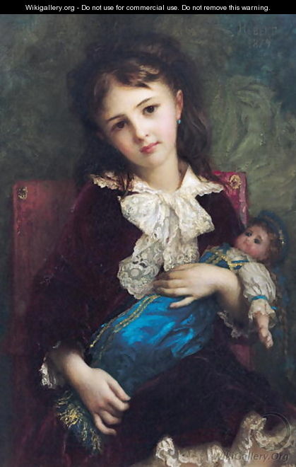 Portrait of Catherine du Bouchage 1879 - Antoine Auguste Ernest Hebert