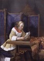 A Lady Reading a Letter early 1660s - Gerard Terborch