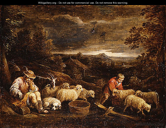 Shepherds and Sheep - David The Younger Teniers