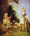 The Dance Detail 1719 - Jean-Antoine Watteau