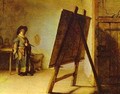 An Artist In His Studio 1629 - Harmenszoon van Rijn Rembrandt