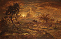 Sunset near Arbonne ca 1860 - Allan Ramsay