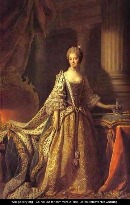 Portrait Of Queen Charlotte 1761-62 - Allan Ramsay