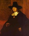 Portrait Of A Man In A Tall Hat 1662 - Harmenszoon van Rijn Rembrandt