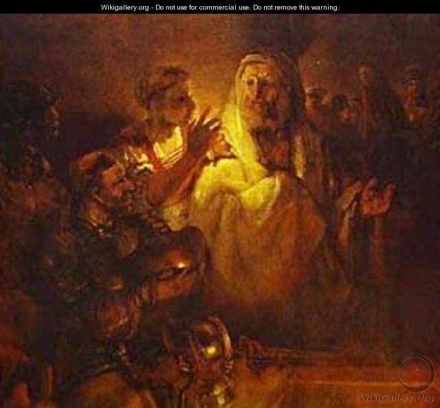Peter Denying Christ 1660 - Harmenszoon van Rijn Rembrandt