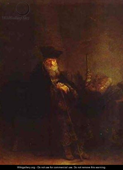 Old Rabbi 1642 - Harmenszoon van Rijn Rembrandt