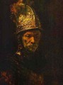 Man In A Gold Helmet 1650 - Harmenszoon van Rijn Rembrandt