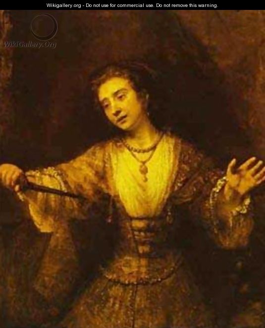 Lucretia 1664 - Harmenszoon van Rijn Rembrandt