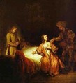Joseph Accused By Potiphars Wife 1655 - Harmenszoon van Rijn Rembrandt
