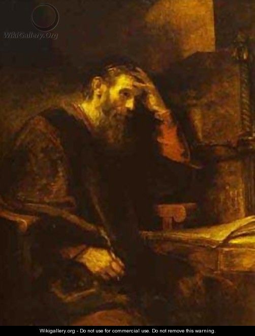 The Apostle Paul 1657 - Harmenszoon van Rijn Rembrandt