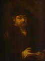 Self Portrait With A Sketch Book 1657 - Harmenszoon van Rijn Rembrandt