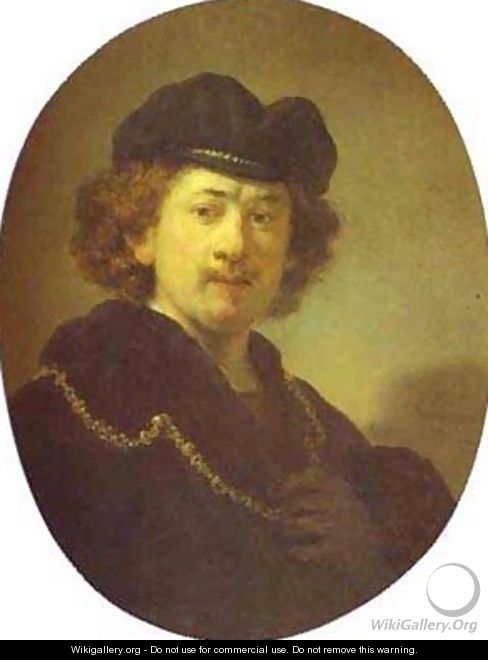 Self Portrait With A Gold Chain 1633 - Harmenszoon van Rijn Rembrandt