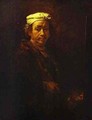 Self Portrait At The Easel 1660 - Harmenszoon van Rijn Rembrandt