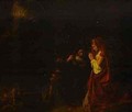 Sacrifice Of Manoah 1641 - Harmenszoon van Rijn Rembrandt