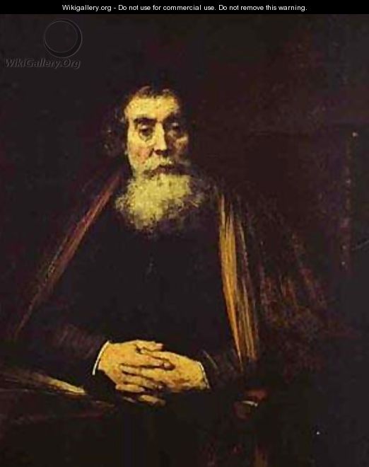 Portrait Of An Old Man (The Rabbi) 1664 65 - Harmenszoon van Rijn Rembrandt