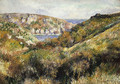 Hills around the Bay of Moulin Huet Guernsey 1883 - Pierre Auguste Renoir