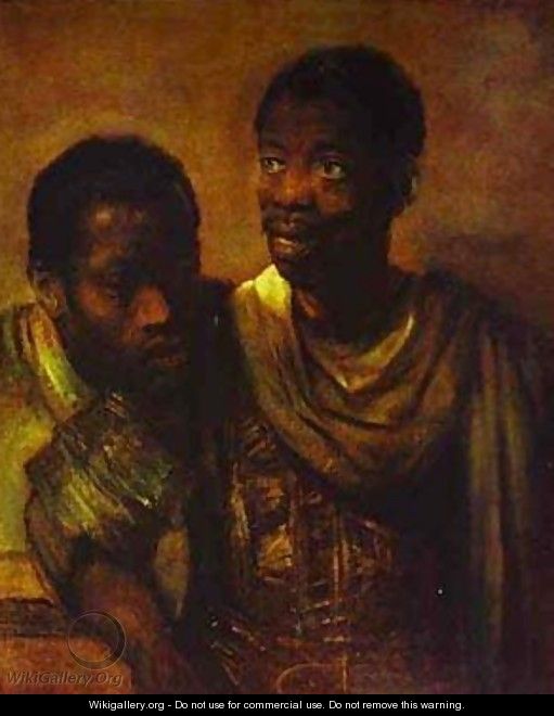 Two Negroes 1661 - Harmenszoon van Rijn Rembrandt