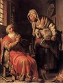 Tobit Accusing Anna of Stealing the Kid 1626 - Harmenszoon van Rijn Rembrandt