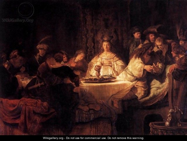 The Wedding of Samson 1638 - Harmenszoon van Rijn Rembrandt
