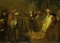 The Twelve Year Old Jesus in front of the Scribes 1655 - Harmenszoon van Rijn Rembrandt