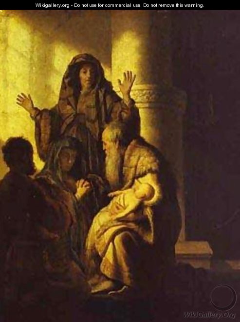 The Presentation Of Jesus In The Temple 1627 28 - Harmenszoon van Rijn Rembrandt
