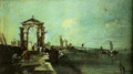 Caprice with Arch and Pier - Francesco Guardi