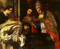 St Silvester Pope Beptises the Emperor Constantine - Jacopo Vignali