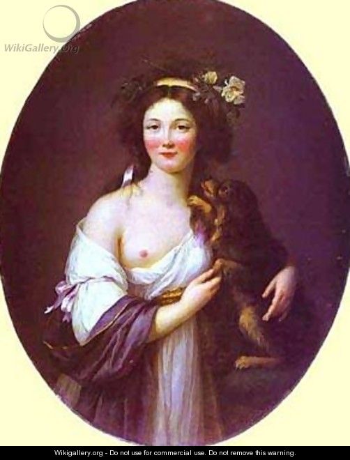Portrait Of Mme Daguesseau 1770 - Elisabeth Vigee-Lebrun