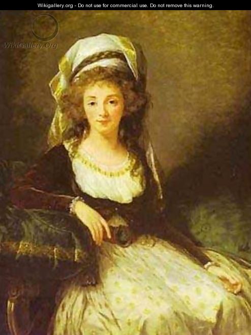 Portrait Of A Lady 1789 - Elisabeth Vigee-Lebrun