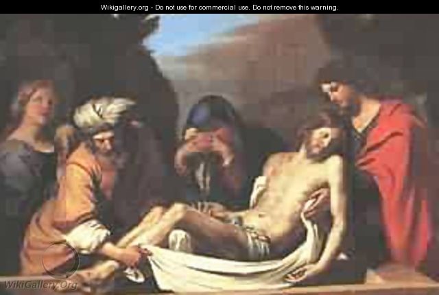 The Entombment Of Christ 1656 - Guercino