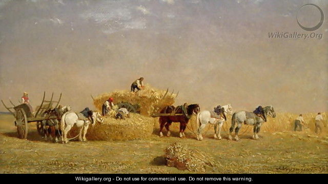 Haymaking 1858 - Jules Jacques Veyrassat