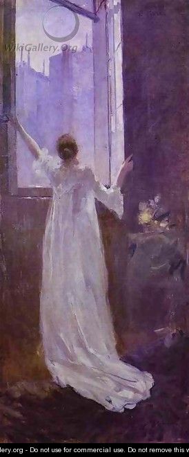 At The Window 1893 - Bernardo Strozzi