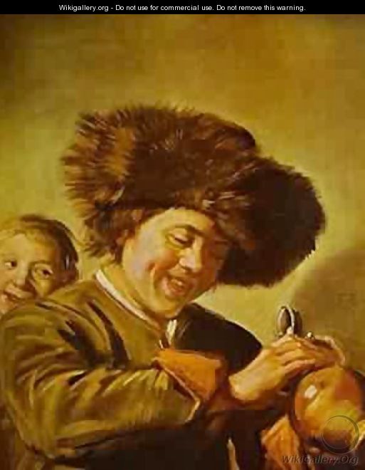 Fisherman Playing A Fiddle 1630 - Frans Hals