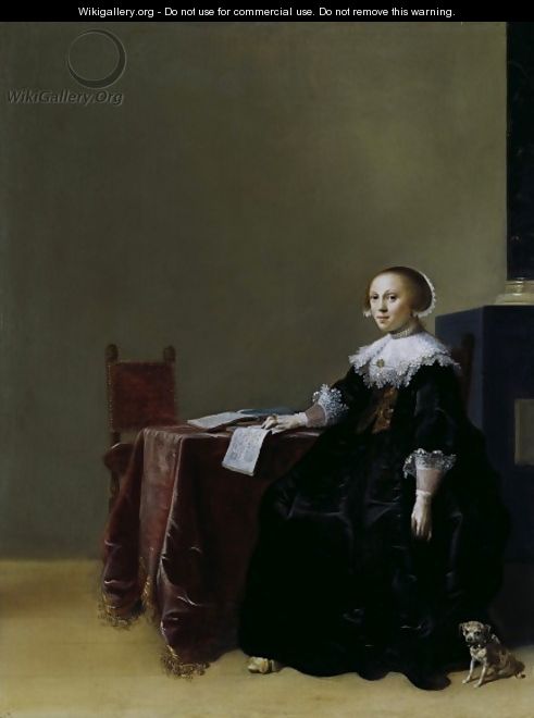 Portrait of a Young Woman c 1635 - Hendrick Gerritsz Pot