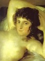 The Nude Maja (La Maja Desnuda) Detail 1799-1800 - Francisco De Goya y Lucientes